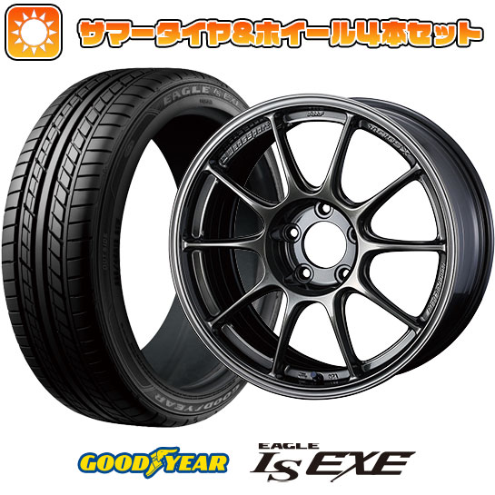 205/50R17 夏タイヤ ホイール4本セット GOODYEAR EAGLE LS EXE(限定) (4/100車用) WEDS ウェッズスポーツ TC 105X 17インチ :arktire 25201 136527 31689 31689:アークタイヤ