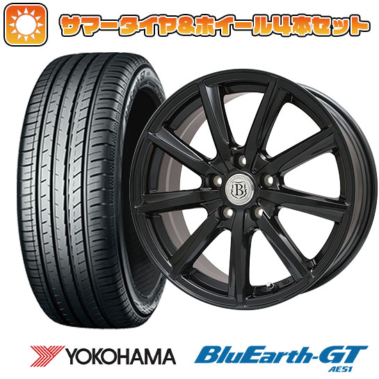 215/40R18 夏タイヤ ホイール4本セット YOKOHAMA ブルーアース GT AE51 (5/100車用) BRANDLE E05B 18インチ :arktire 1221 103561 28536 28536:アークタイヤ