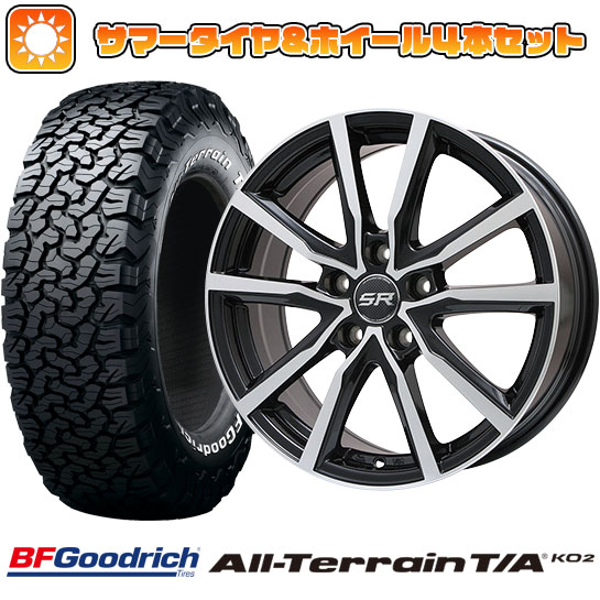 225/65R17 夏タイヤ ホイール4本セット BFグッドリッチ オールテレーンT/A KO2 RBL (5/114車用) BRANDLE N52BP 17インチ :arktire 2182 107436 23750 23750:アークタイヤ