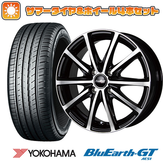 205/50R16 夏タイヤ ホイール4本セット YOKOHAMA ブルーアース GT AE51 (4/100車用) MID ユーロスピード V25 16インチ :arktire 2081 132924 28562 28562:アークタイヤ