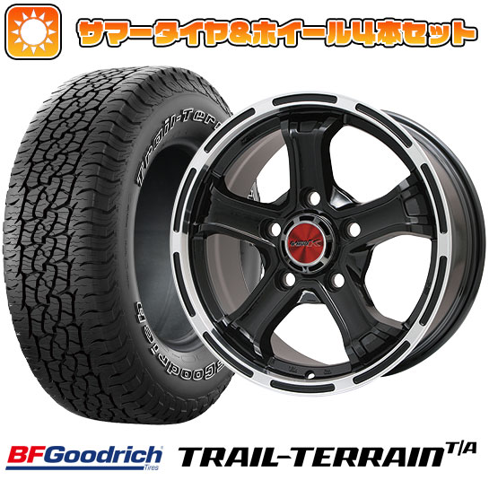 285/60R18 夏タイヤ ホイール4本セット ランクル200 BFグッドリッチ トレールテレーンT/A ORBL BIGWAY B MUD K(グロスブラックリムポリッシュトヨタ用 18インチ :arktire 16621 109260 36814 36814:アークタイヤ