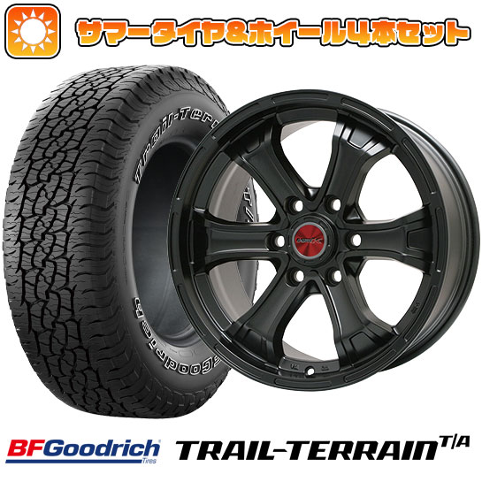 285/60R18 夏タイヤ ホイール4本セット BFグッドリッチ トレールテレーンT/A ORBL (6/139車用) BIGWAY B MUD K(マットブラック) トヨタ車専用 18インチ :arktire 16581 109245 36814 36814:アークタイヤ