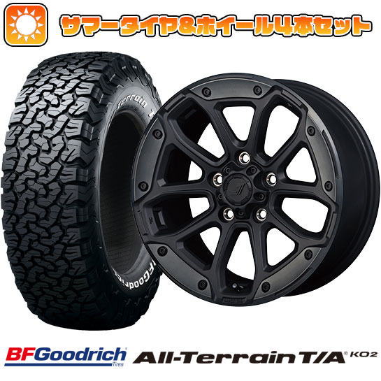 225/70R16 夏タイヤ ホイール4本セット BFグッドリッチ オールテレーンT/A KO2 RWL/RBL (5/114車用) TUS JAPAN JEPPESEN MJCR 216 16インチ :arktire 2563 135247 22213 22213:アークタイヤ