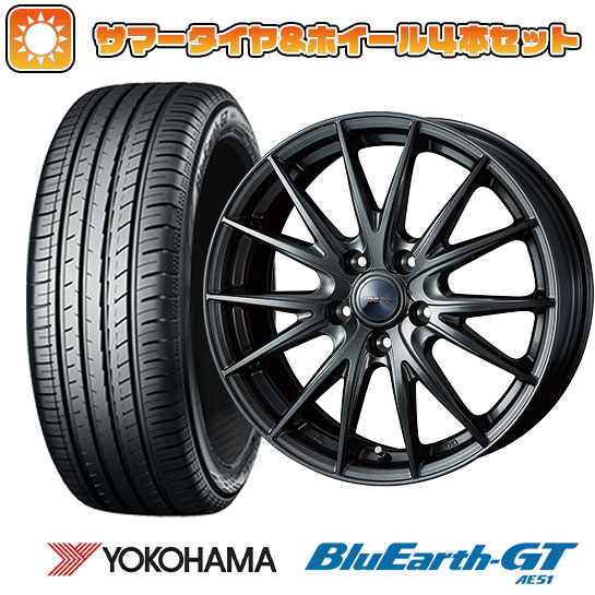 215/45R17 夏タイヤ ホイール4本セット YOKOHAMA ブルーアース GT AE51 (5/100車用) WEDS ヴェルバ スポルト2 17インチ :arktire 1674 123044 28547 28547:アークタイヤ