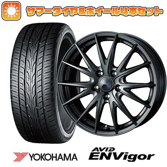 235/55R18 夏タイヤ ホイール４本セット (5/114車用) YOKOHAMA エイビッド エンビガーS321 ウェッズ ヴェルバ スポルトII 18インチ :arktire 1303 123046 43107 43107:アークタイヤ