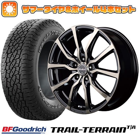 225/55R18 夏タイヤ ホイール4本セット BFグッドリッチ トレールテレーンT/A ORBL (5/114車用) MID ユーロスピード D.C.52 18インチ :arktire 1321 135621 36808 36808:アークタイヤ