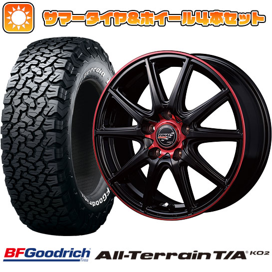 225/65R17 夏タイヤ ホイール4本セット BFグッドリッチ オールテレーンT/A KO2 RBL (5/114車用) MID ファイナルスピード GR ボルト 17インチ :arktire 2182 133652 23750 23750:アークタイヤ