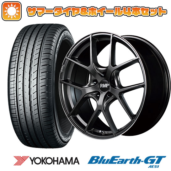 215/45R18 夏タイヤ ホイール4本セット YOKOHAMA ブルーアース GT AE51 (5/114車用) MID RMP 025F 18インチ :arktire 1130 135561 29315 29315:アークタイヤ