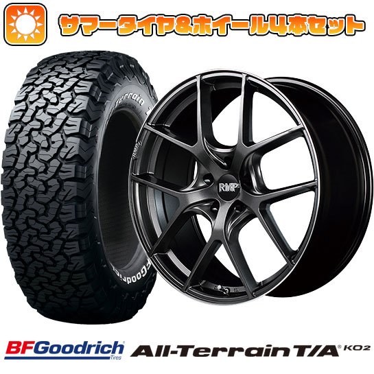 225/65R17 夏タイヤ ホイール4本セット BFグッドリッチ オールテレーンT/A KO2 RBL (5/114車用) MID RMP 025F 17インチ :arktire 2182 133578 23750 23750:アークタイヤ