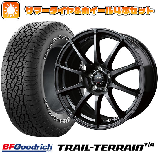 225/65R17 夏タイヤ ホイール4本セット BFグッドリッチ トレールテレーンT/A ORWL (5/114車用) MID シュナイダー スタッグ 17インチ｜ark-tire