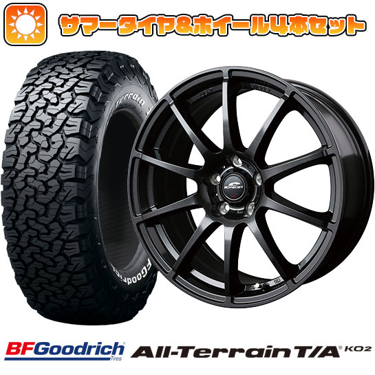 215/65R16 夏タイヤ ホイール4本セット BFグッドリッチ オールテレーンT/A KO2 RBL (5/114車用) MID シュナイダー スタッグ 16インチ :arktire 1310 125987 23751 23751:アークタイヤ