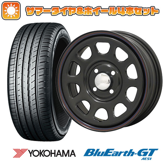 155/65R14 夏タイヤ ホイール4本セット N BOX タントカスタム ワゴンR YOKOHAMA ブルーアース GT AE51 MORITA デイトナズ G2 14インチ :arktire 1262 86008 28581 28581:アークタイヤ