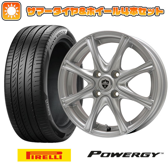 175/65R15 夏タイヤ ホイール4本セット PIRELLI パワジー (4/100車用) BRANDLE ER16 15インチ