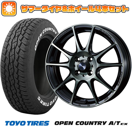 195/65R16 夏タイヤ ホイール4本セット ライズ/ロッキー（ガソリン） TOYO OPEN COUNTRY A/T EX WEDS ウェッズスポーツ SA 25R 16インチ :arktire 21101 132746 34401 34401:アークタイヤ