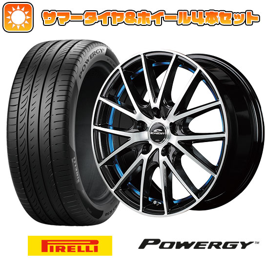 215/60R17 夏タイヤ ホイール4本セット PIRELLI パワジー (5/114車用) MID シュナイダー RX27 17インチ :arktire 1843 133610 36988 36988:アークタイヤ