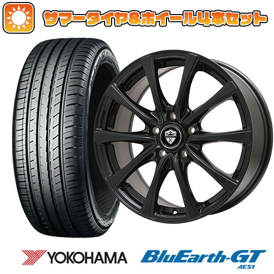 215/45R17 夏タイヤ ホイール4本セット YOKOHAMA ブルーアース GT AE51 (5/114車用) BRANDLE KF25B 17インチ :arktire 1781 109667 28547 28547:アークタイヤ