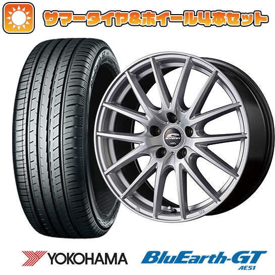 215/50R17 夏タイヤ ホイール4本セット YOKOHAMA ブルーアース GT AE51 (5/114車用) MID シュナイダー SQ27 17インチ :arktire 1842 126024 28552 28552:アークタイヤ