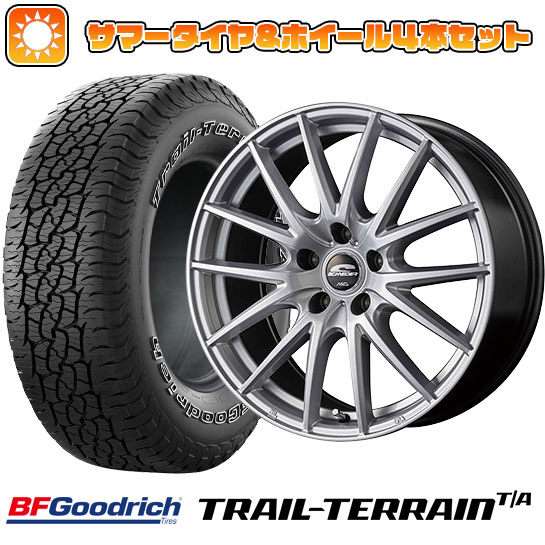 225/65R17 夏タイヤ ホイール4本セット BFグッドリッチ トレールテレーンT/A ORWL (5/114車用) MID シュナイダー SQ27 17インチ :arktire 2182 126024 36785 36785:アークタイヤ