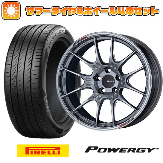 225/40R18 夏タイヤ ホイール４本セット (5/114車用) PIRELLI パワジー エンケイ GTC02 18インチ :arktire 1131 150862 36964 36964:アークタイヤ