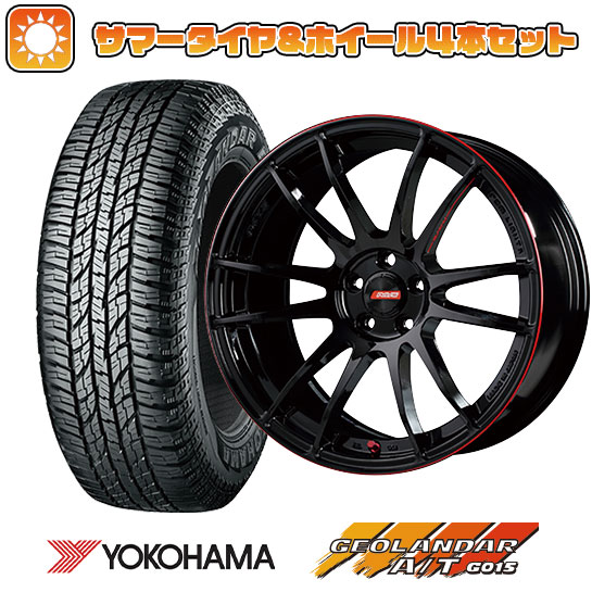 225/60R17 夏タイヤ ホイール4本セット YOKOHAMA ジオランダー A/T G015 OWL/RBL (5/100車用) RAYS グラムライツ 57エクストリーム REV LIMIT EDITION 17インチ :arktire 4941 139306 34892 34892:アークタイヤ