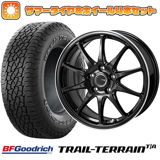 225/55R18 夏タイヤ ホイール4本セット BFグッドリッチ トレールテレーンT/A ORBL (5/114車用) MONZA JPスタイル R10 18インチ :arktire 1321 123253 36808 36808:アークタイヤ