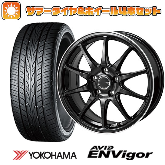 235/50R18 夏タイヤ ホイール4本セット YOKOHAMA エイビッド エンビガーS321 (5/114車用) MONZA JPスタイル R10 18インチ :arktire 454 123253 33747 33747:アークタイヤ