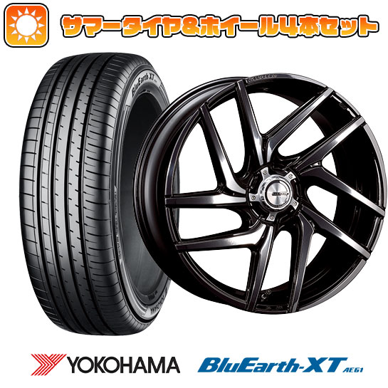 255/45R20 夏タイヤ ホイール4本セット YOKOHAMA ブルーアース XT AE61 (5/114車用) CRIMSON マーテル ルーカス FF 20インチ : arktire 1309 112194 34781 34781 : アークタイヤ