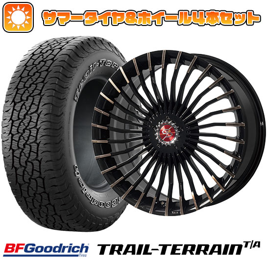 225/55R18 夏タイヤ ホイール4本セット BFグッドリッチ トレールテレーンT/A ORBL (5/100車用) PREMIX グラッパ f30 (ブロンズクリア) 18インチ :arktire 2288 95834 36808 36808:アークタイヤ