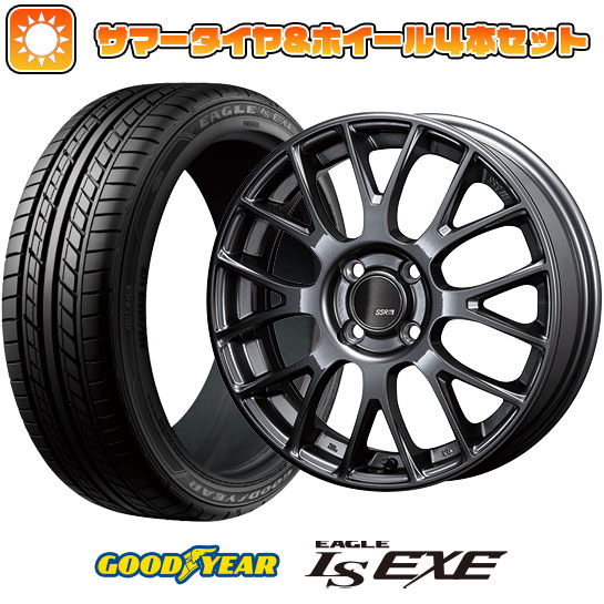 175/60R16 夏タイヤ ホイール4本セット GOODYEAR EAGLE LS EXE(限定) (4/100車用) SSR GTV04 16インチ :arktire 2321 142938 31591 31591:アークタイヤ