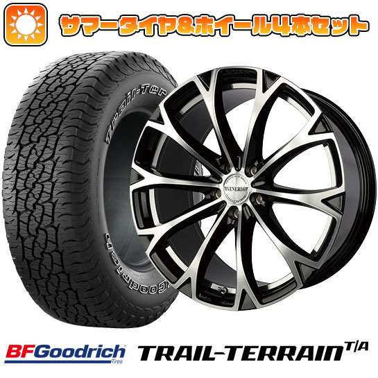 225/55R18 夏タイヤ ホイール4本セット BFグッドリッチ トレールテレーンT/A ORBL (5/114車用) VENERDI レガート 18インチ :arktire 1321 111644 36808 36808:アークタイヤ