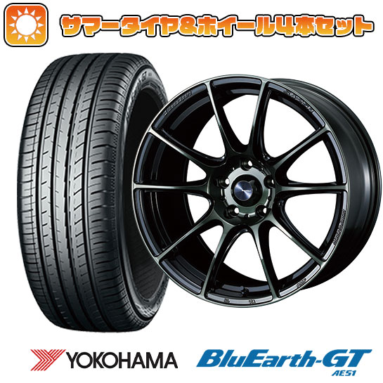 195/60R17 夏タイヤ ホイール4本セット ライズ/ロッキー（ハイブリッド） YOKOHAMA ブルーアース GT AE51 WEDS ウェッズスポーツ SA 25R 17インチ :arktire 25181 136514 33211 33211:アークタイヤ