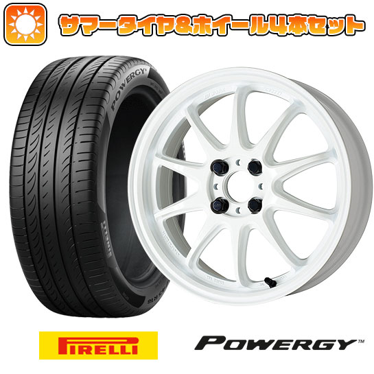 195/55R16 夏タイヤ ホイール4本セット PIRELLI パワジー (4/100車用) WORK エモーション ZR10 16インチ :arktire 190 141836 36996 36996:アークタイヤ