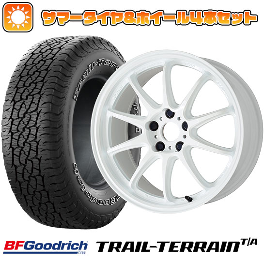 225/55R18 夏タイヤ ホイール4本セット BFグッドリッチ トレールテレーンT/A ORBL (5/100車用) WORK エモーション ZR10 18インチ :arktire 2288 142007 36808 36808:アークタイヤ