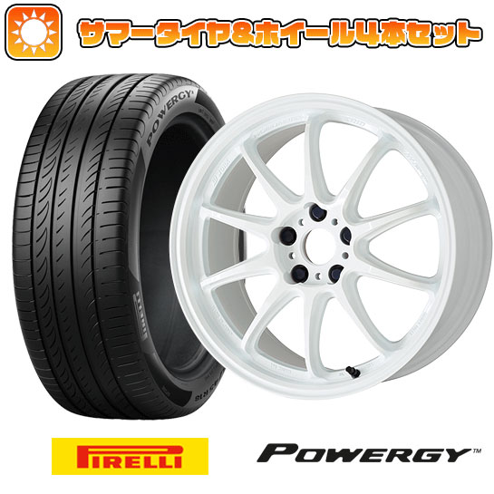 215/45R18 夏タイヤ ホイール4本セット ピレリ パワジー (5/100車用) WORK エモーション ZR10 18インチ :arktire 25241 142007 36963 36963:アークタイヤ