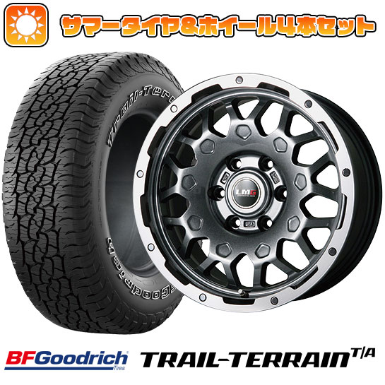 265/70R17 夏タイヤ ホイール4本セット プラド BFグッドリッチ トレールテレーンT/A ORWL LEHRMEISTER LMG MS 9W ガンメタリムポリッシュ 17インチ :arktire 11822 110703 36789 36789:アークタイヤ