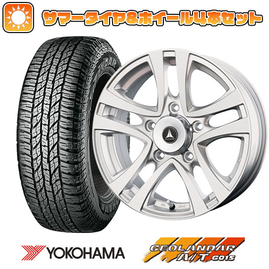 175/80R16 夏タイヤ ホイール4本セット ジムニー YOKOHAMA ジオランダー A/T G015 RBL TECHNOPIA マッドクリフ 16インチ :arktire 2341 81607 23764 23764:アークタイヤ