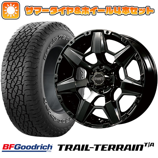 265/70R17 夏タイヤ ホイール4本セット BFグッドリッチ トレールテレーンT/A ORWL (6/139車用) CLIMATE スワット【限定】 17インチ :arktire 11822 140075 36789 36789:アークタイヤ