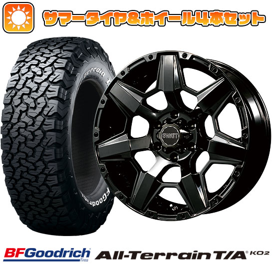 【新品国産6穴139.7車】 夏タイヤ ホイール4本セット 275/70R17 BFグッドリッチ オールテレーンT/A KO2 RWL/RBL クライメイト スワット【限定】 17インチ : arktire 11822 140075 25922 25922 : アークタイヤ