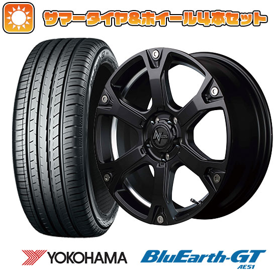 215/45R18 夏タイヤ ホイール４本セット (5/114車用) YOKOHAMA ブルーアース GT AE51 MID ナイトロパワー ウォーヘッドS 18インチ :arktire 1130 135617 29315 29315:アークタイヤ