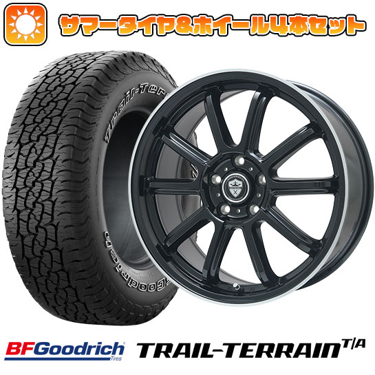 225/55R18 夏タイヤ ホイール4本セット BFグッドリッチ トレールテレーンT/A ORBL (5/100車用) BRANDLE V15BP 18インチ :arktire 2288 116003 36808 36808:アークタイヤ