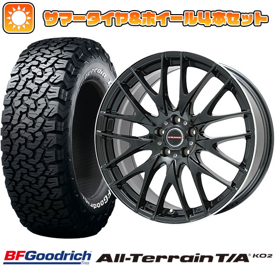 225/65R17 夏タイヤ ホイール4本セット BFグッドリッチ オールテレーンT/A KO2 RBL (5/114車用) BIGWAY LEYSEEN プラバ9M 17インチ :arktire 2182 114802 23750 23750:アークタイヤ