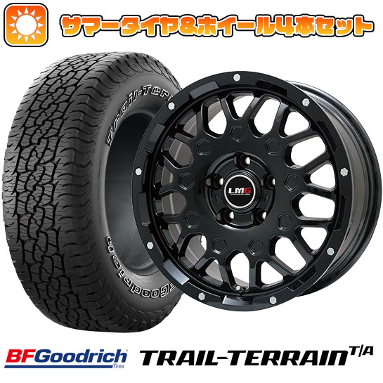 245/70R16 夏タイヤ ホイール4本セット BFグッドリッチ トレールテレーンT/A ORWL (5/114車用) LEHRMEISTER LMG MS 9W グロスブラック 16インチ :arktire 15841 115694 36795 36795:アークタイヤ