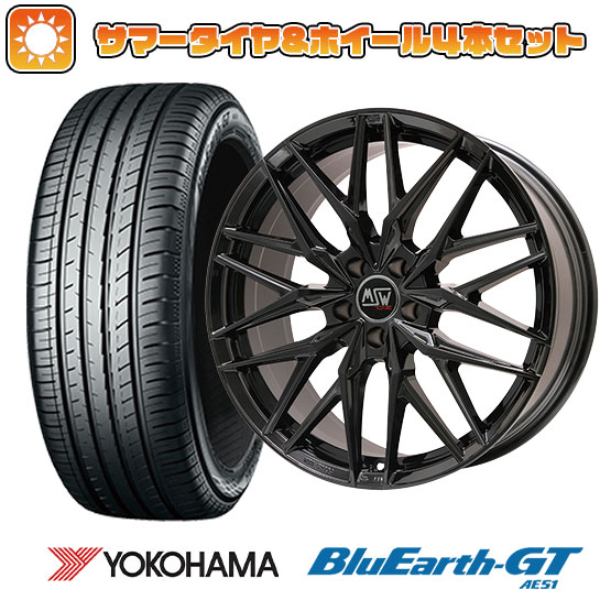 235/45R18 夏タイヤ ホイール4本セット 輸入車用 ボルボ（V60） YOKOHAMA ブルーアース GT AE51 MSW by OZ Racing MSW 50(グロスブラック) 18インチ :arktire 22101 116097 28540 28540:アークタイヤ