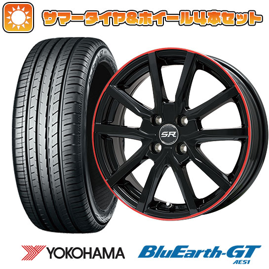 155/65R14 夏タイヤ ホイール4本セット N BOX タントカスタム ワゴンR YOKOHAMA ブルーアース GT AE51 BRANDLE N52BR 14インチ :arktire 10161 137702 28581 28581:アークタイヤ