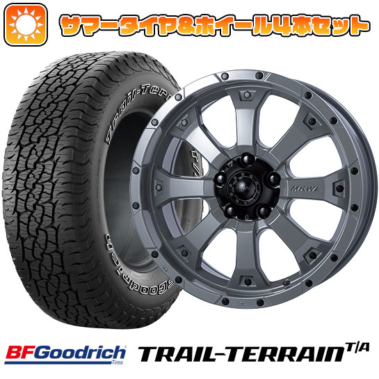 245/70R16 夏タイヤ ホイール4本セット BFグッドリッチ トレールテレーンT/A ORWL (5/114車用) MKW MK 46 16インチ :arktire 15841 115516 36795 36795:アークタイヤ