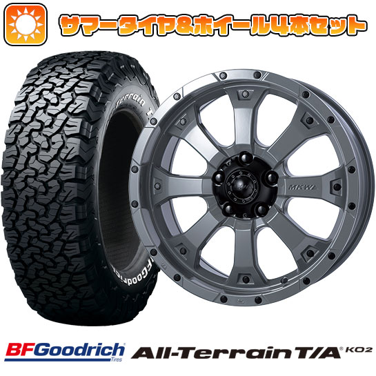 215/70R16 夏タイヤ ホイール4本セット BFグッドリッチ オールテレーンT/A KO2 RWL/RBL (5/114車用) MKW MK 46 16インチ :arktire 1581 115516 22212 22212:アークタイヤ