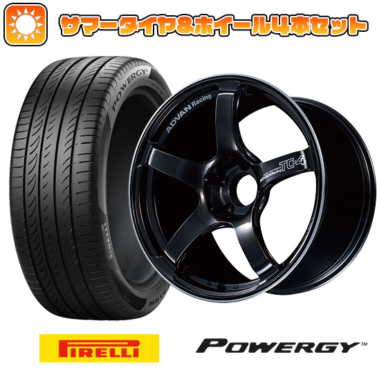 185/60R15 夏タイヤ ホイール4本セット PIRELLI パワジー (4/100車用) YOKOHAMA アドバンレーシング TC4 15インチ :arktire 1901 116664 37003 37003:アークタイヤ