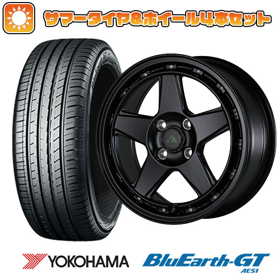 185/55R15 夏タイヤ ホイール4本セット YOKOHAMA ブルーアース GT AE51 (4/100車用) ALGERNON フェニーチェ クロスXC5 15インチ :arktire 1846 145425 28573 28573:アークタイヤ