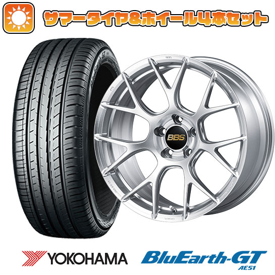 215/40R18 夏タイヤ ホイール４本セット (5/114車用) YOKOHAMA ブルーアース GT AE51 BBS JAPAN RE V7 18インチ :arktire 1129 147843 28536 28536:アークタイヤ