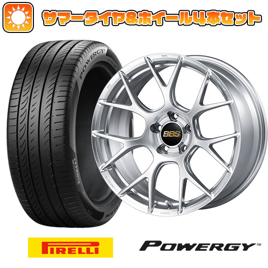 225/45R18 夏タイヤ ホイール４本セット (5/114車用) PIRELLI パワジー BBS JAPAN RE V7 18インチ :arktire 1261 147846 36965 36965:アークタイヤ